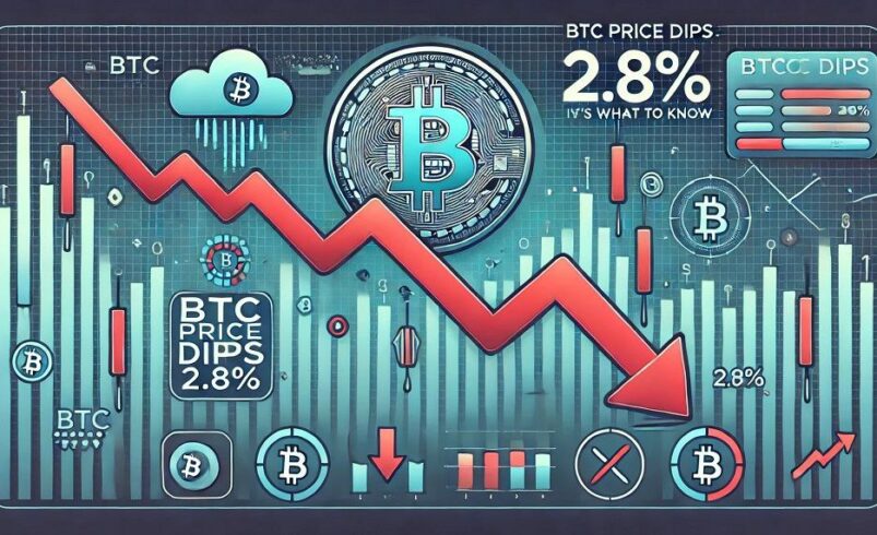 BTC Price Dips 2.8%: Here's What to Know