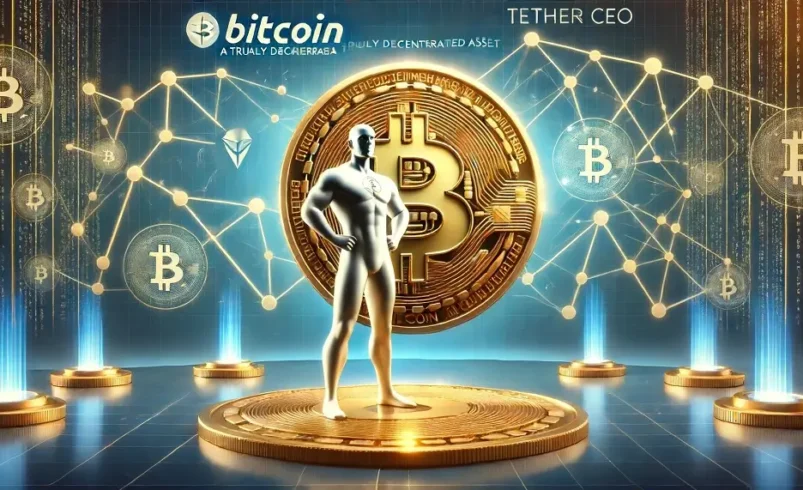Tether CEO Declares Bitcoin a Truly Decentralized Asset
